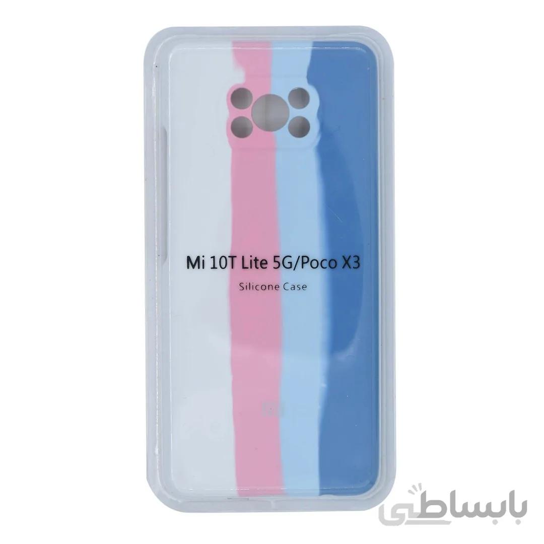 قاب گوشی شیائومی Poco X3 NFC / Mi 10T Lite 5G سیلیکونی رنگین کمانی مدل RB