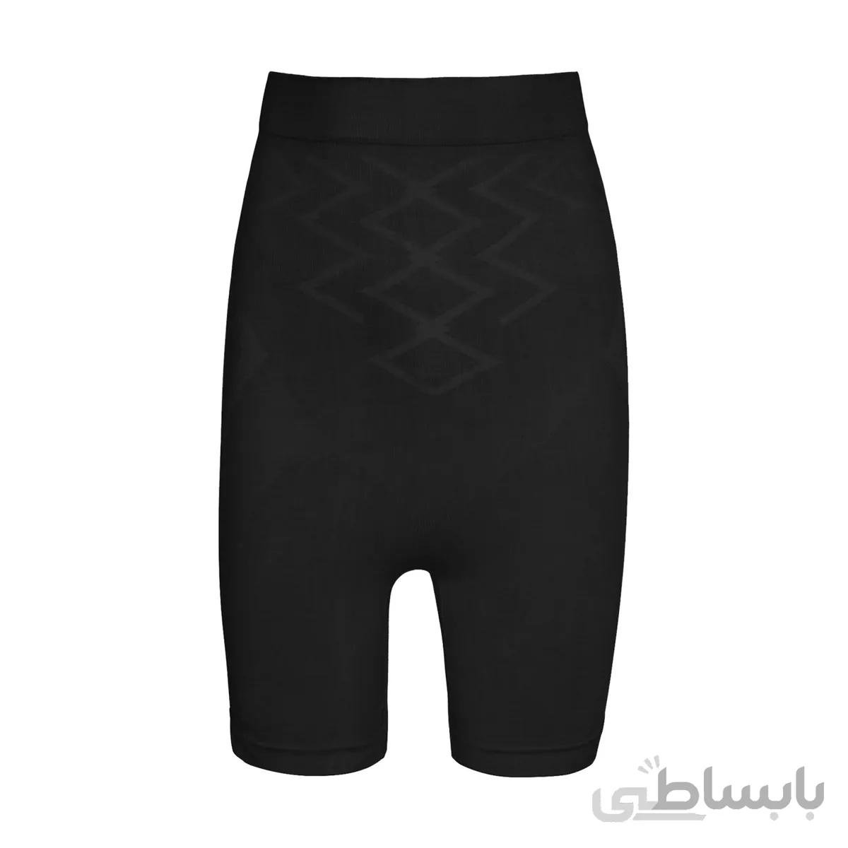 گن پادار دوبل طرح دار ژله ای کد 2074 زنانه مشکی