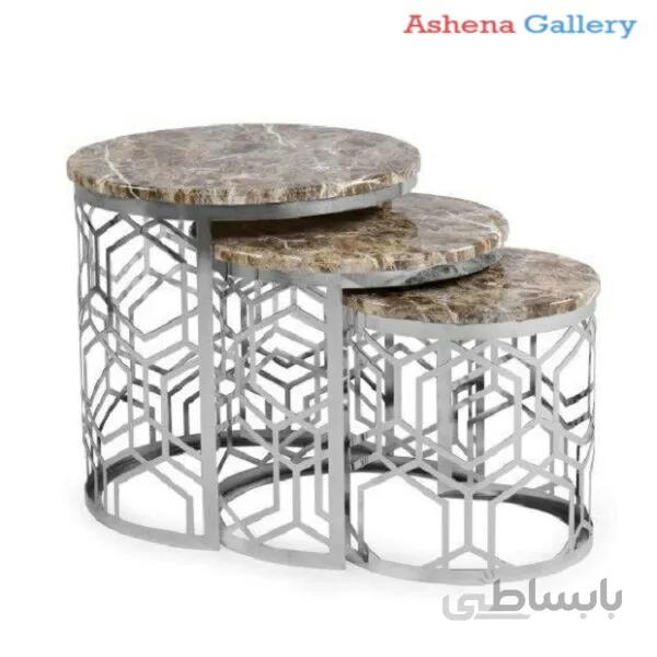میز عسلی کد ۰۱۱ مجموعه ۳ عددی