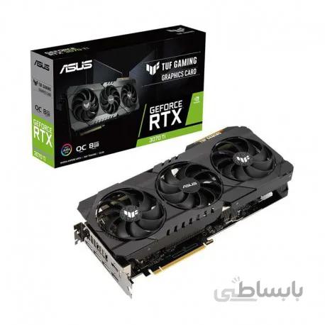 کارت گرافیک ایسوس مدل TUF-RTX3070TI-8G-GAMING با حافظه 8 گیگابایت ا َAsus TUF-RTX3070TI-8G-GAMING GDDR6X Graphics Card