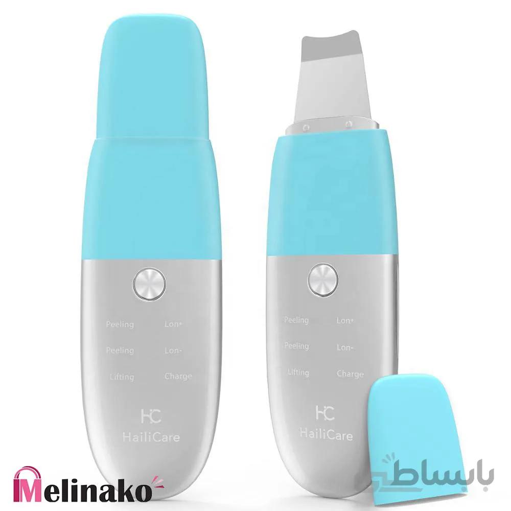 دستگاه اتو پوست التراسونیک مدل 2019 Face Spatula Peeling Beauty Machine Facial Ultrasonic Skin Scrubber