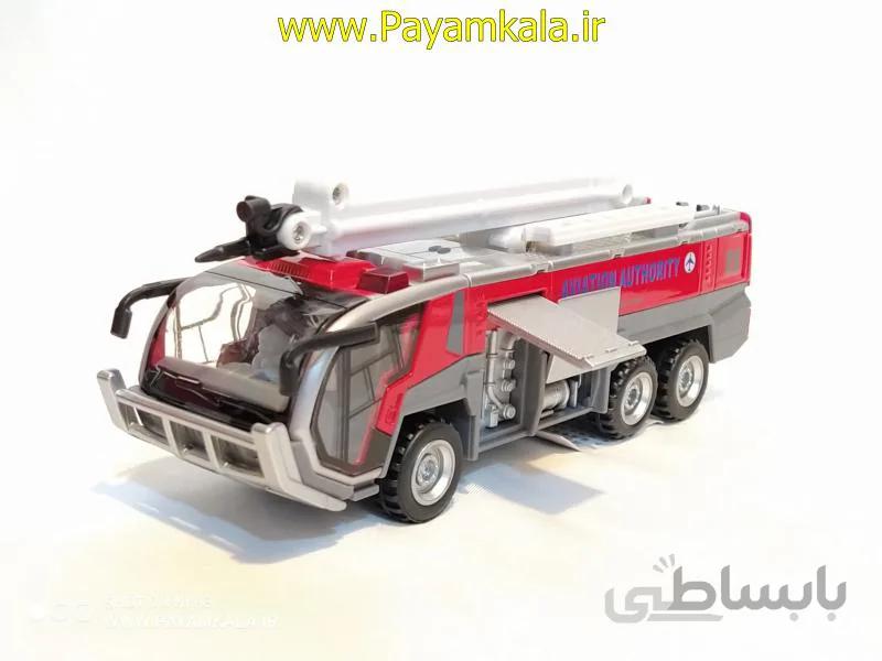 ماکت فلزی ماشین آتشنشانی فرودگاه(8130) قرمز