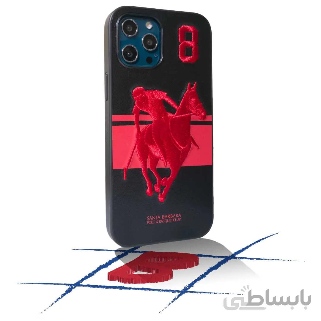 قاب چرمی آیفون 12 پرو مکس برند پولو (polo)