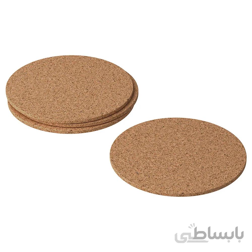 زیر لیوانی ایکیا (IKEA) مدل AVSKILD بسته 4 عددی
