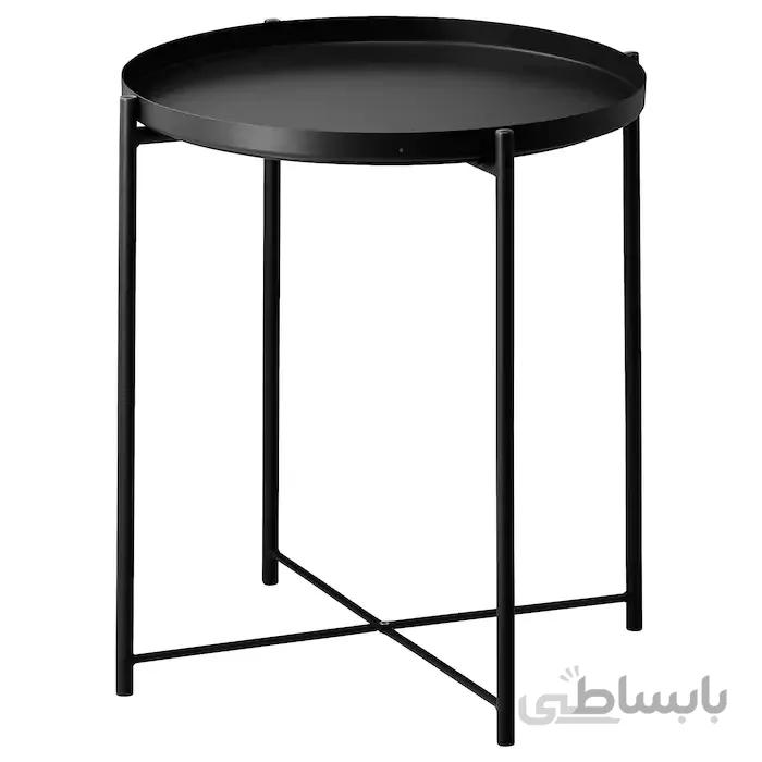 میزک مشکی مات – میز عسلی – GLADOM Tray table ا Gladom Side Table