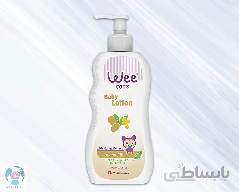 لوسیون بدن کودک حاوی روغن آرگان ۲۰۰ میلی وی کر