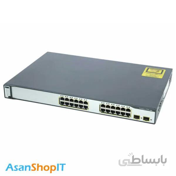 سوئیچ 24 پورت سیسکو مدل WS-C3750 24TS-S