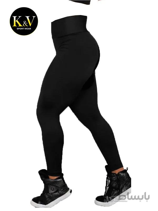 لگ ورزشی زنانه مشکی ا Black womens sports legging