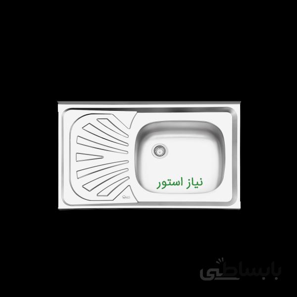 سینک ظرفشویی روکار کلاسیک ایلیااستیل کد 111