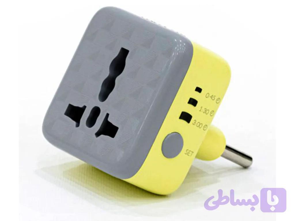محافظ برق و تبدیل هوشمند تایمر‌دار هادرون Hadron Electric protector and smart switch with timer P103