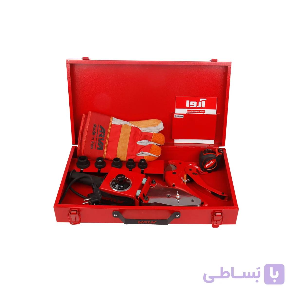 اتو لوله سبز آروا مدل 2302 با جعبه و لوازم — تصویر 1
