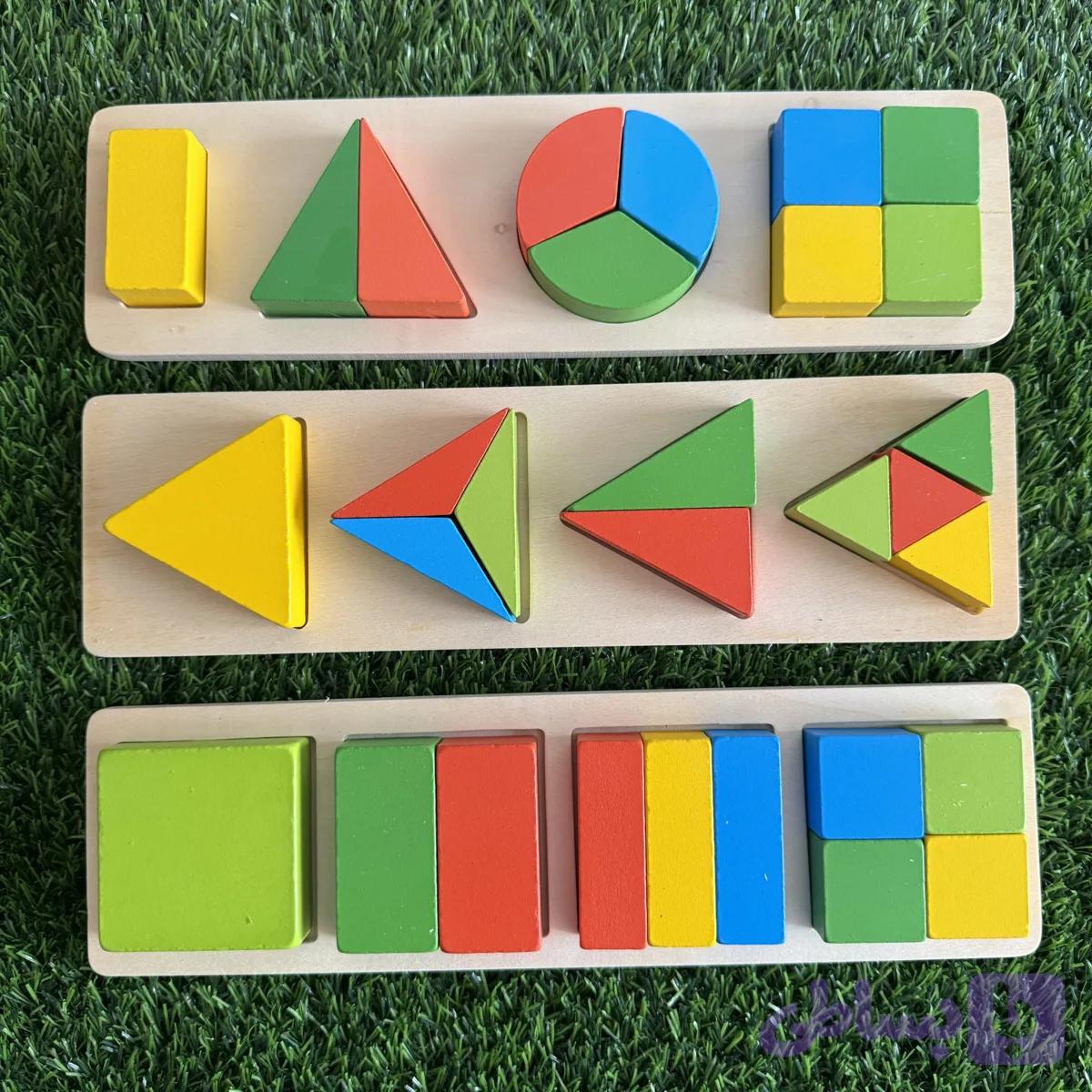 پازل اشکال هندسی — تصویر 1