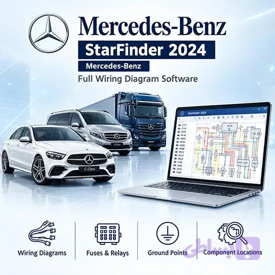 نرم افزار استار فایندر بنز (2024 Star Finder)