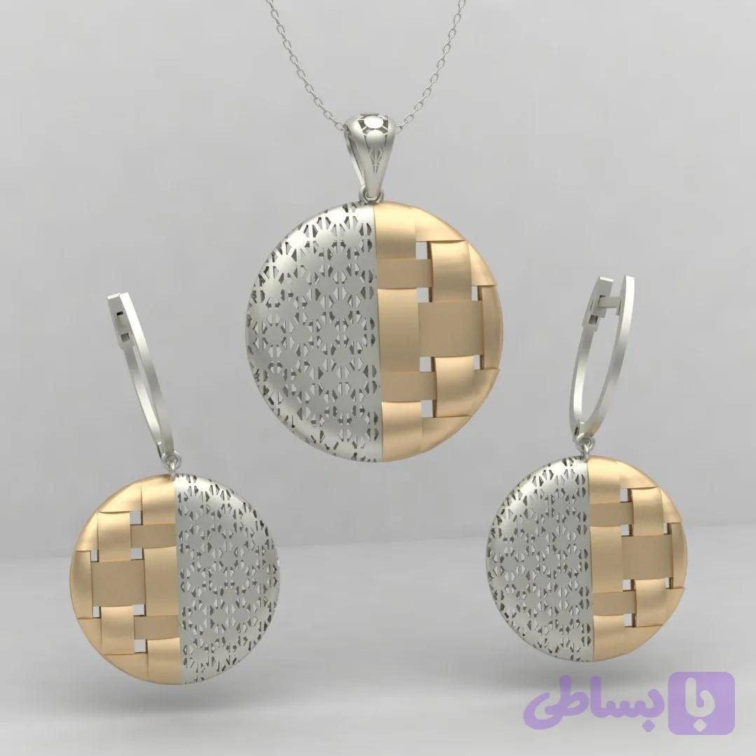 فایل سه بعدی نیم ست تراش خور طلا کد 100436 — تصویر 1