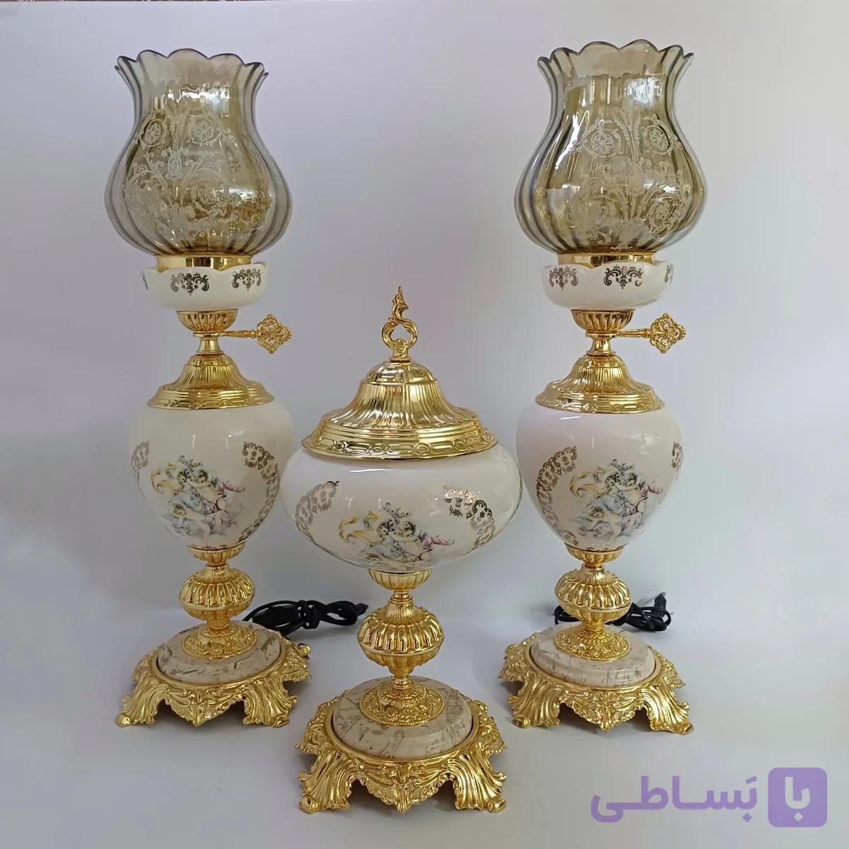 ست شمعدان پایه رکسانا – کد 401 — تصویر 1