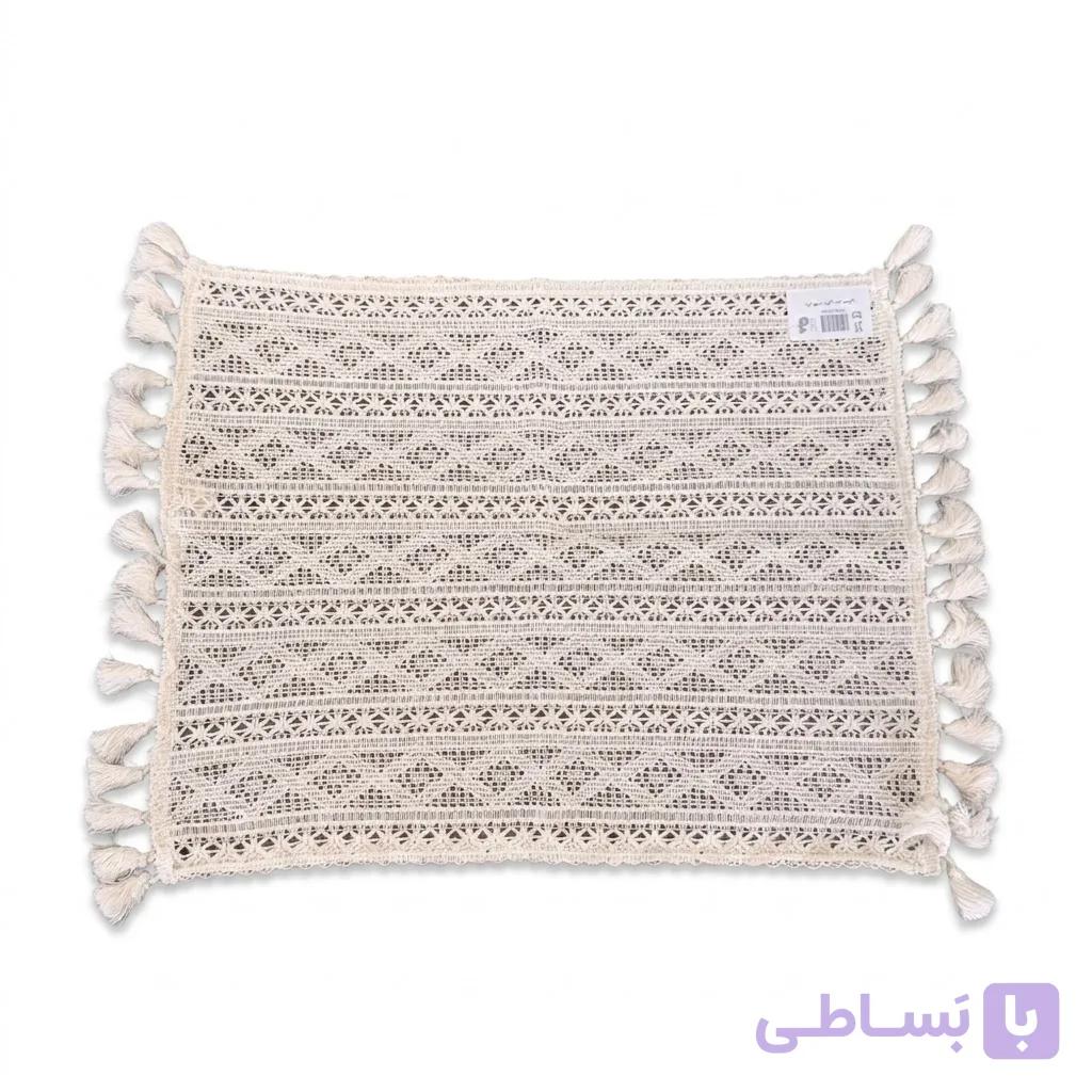 رانر قلاب بافی میز عسلی ابعاد 45*38 — تصویر 1