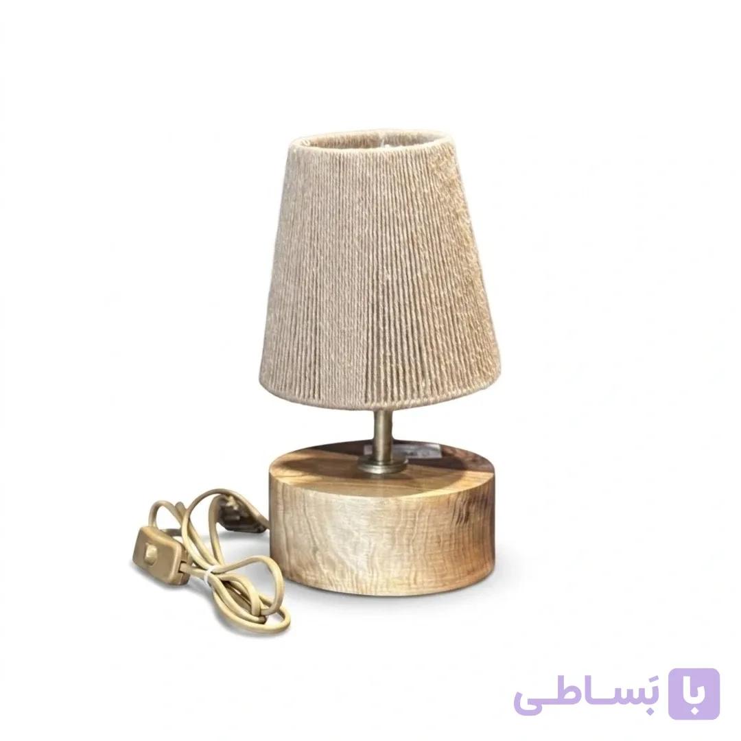 آباژور چوبی گرد کوچک کد 201 — تصویر 1