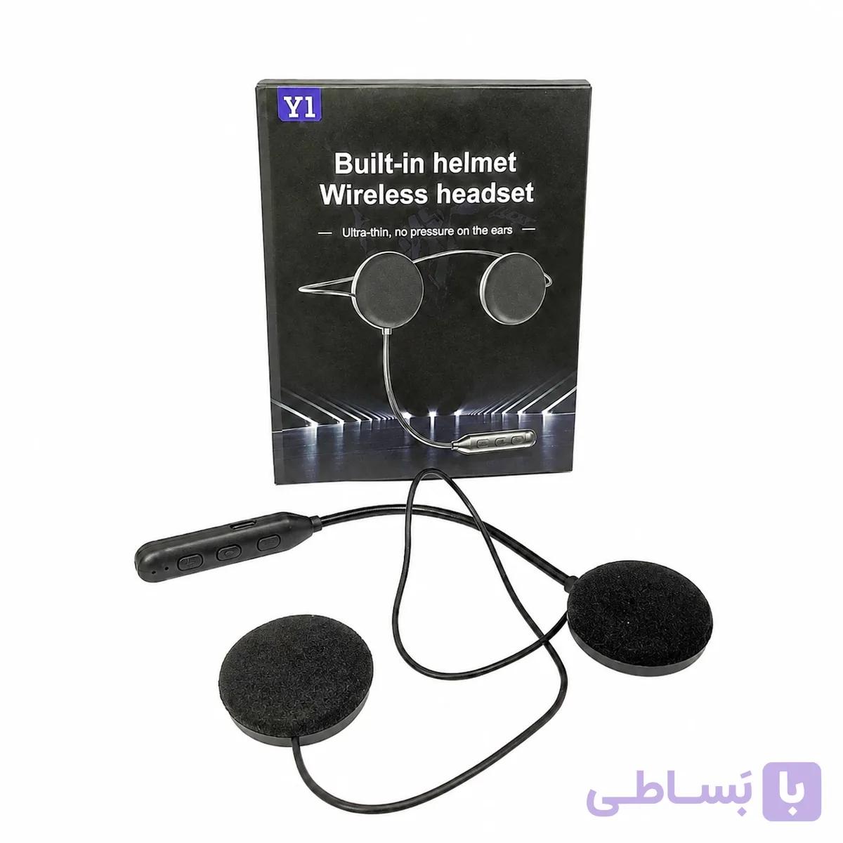 هدست بلوتوث کلاه کاسکت Y1 — تصویر 1