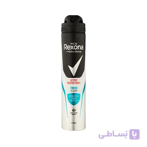 اسپری بدن مردانه رکسونا مدل Active protection fresh حجم 200ml
