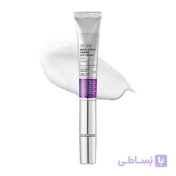کرم دور چشم لیفتینگ ویبره دار ریدل شات Vt Reedle Shot Lifting Eye Cream 15Ml — تصویر 1