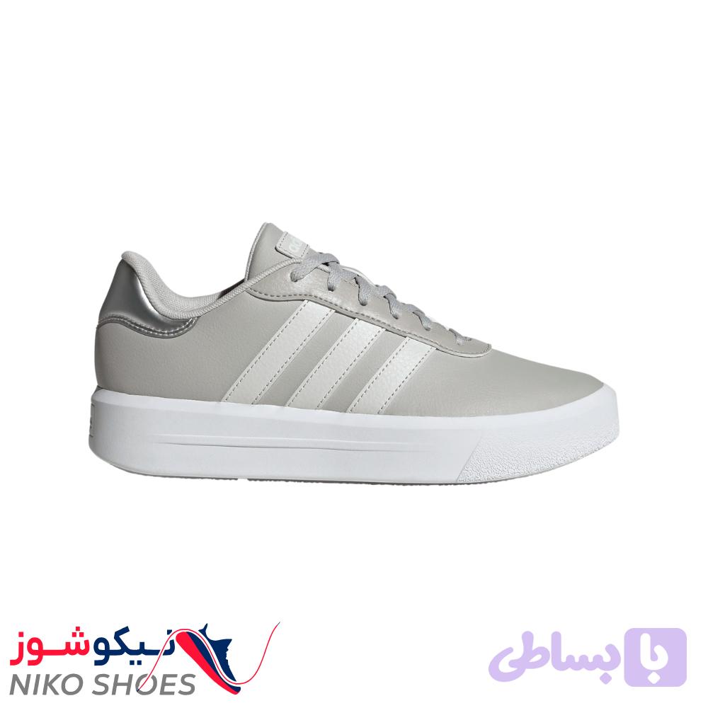 کتونی آدیداس Court Platform مدل ID1970 طوسی — تصویر 1