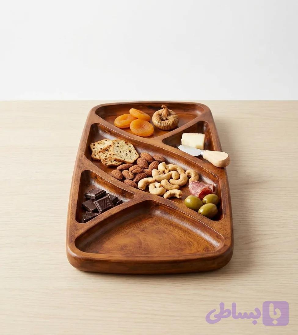 اردو خوری مستطیلی طرح چوب