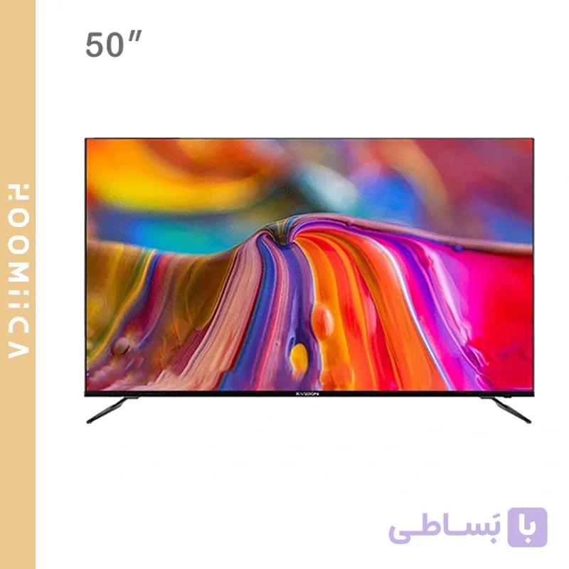 تلویزیون ال ای دی هوشمند ایکس ویژن 50 اینچ مدل 50XCU765