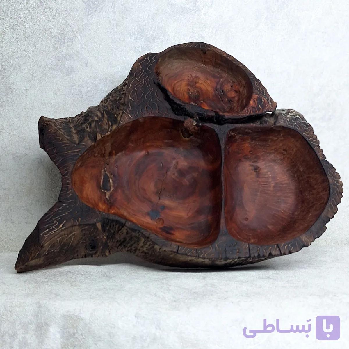 اردو خوری سه خونه رستیک چوبی طرح ماهی