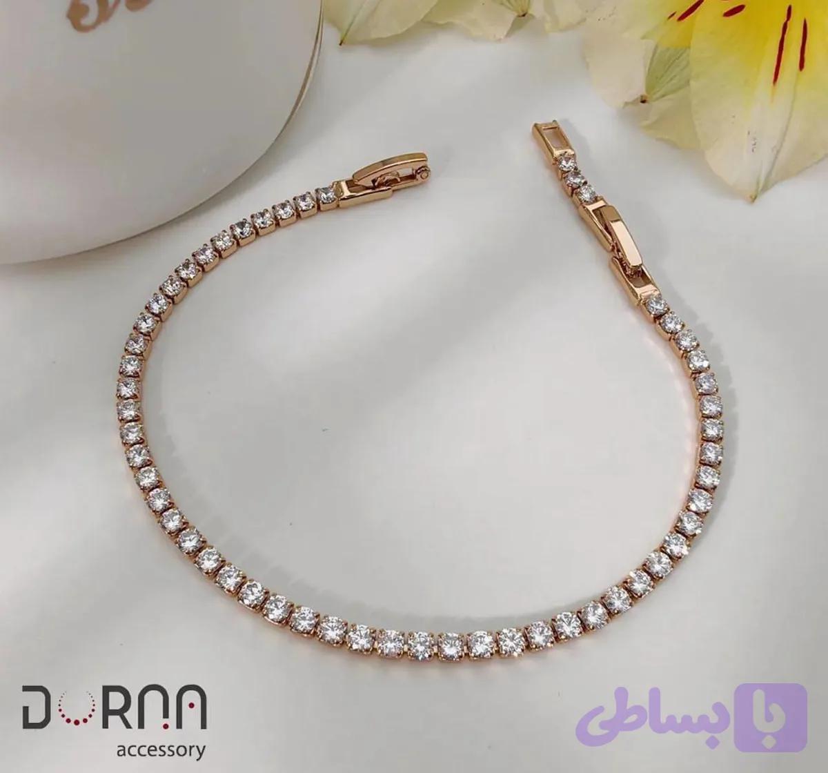 دستبند تنیسی (نگین درشت) ژوپینگ