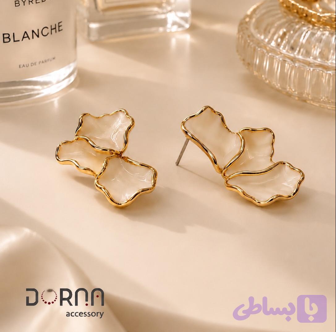 گوشواره میناکاری گلبرگ (کد HAPQK)