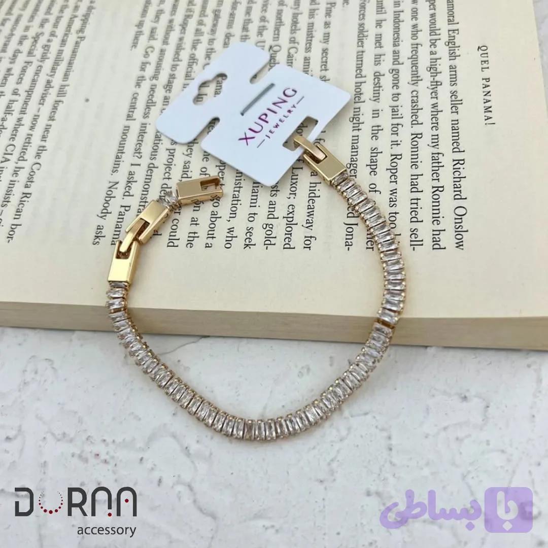 دستبند تنیسی کریستالی ژوپینگ