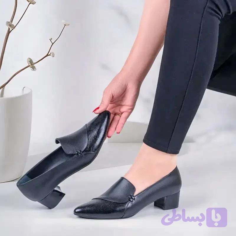 کفش چرم کد 1640 — تصویر 1