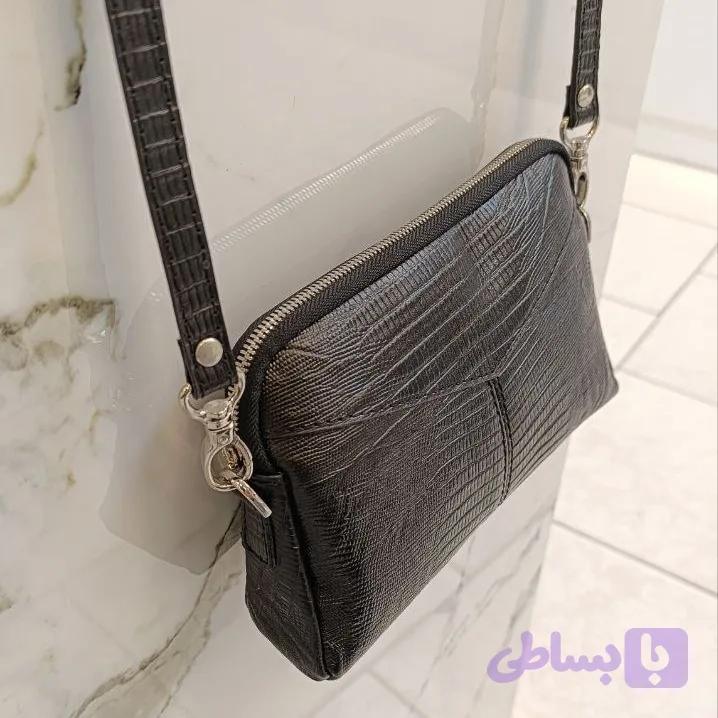 کیف چرم دخترانه مدل دلیون — تصویر 1