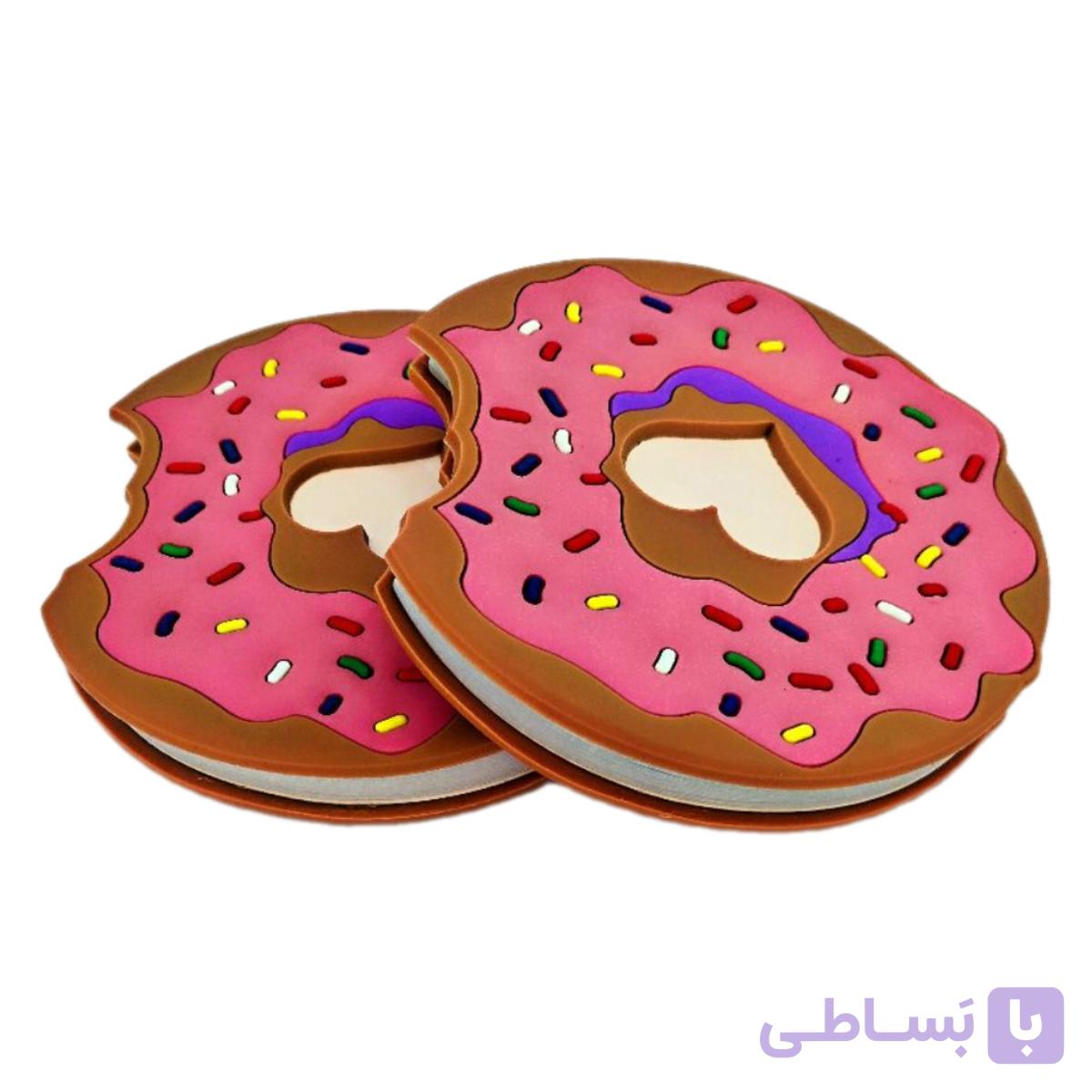 دفترچه دونات سیلیکونی معطر توت فرنگی — تصویر 1