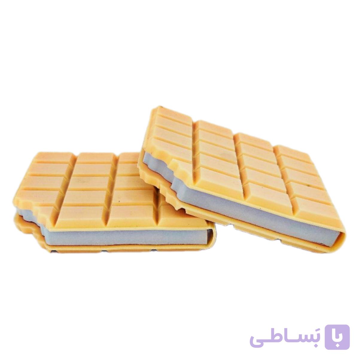 دفترچه معطر شکلاتی گاز زدن سیلیکونی — تصویر 1