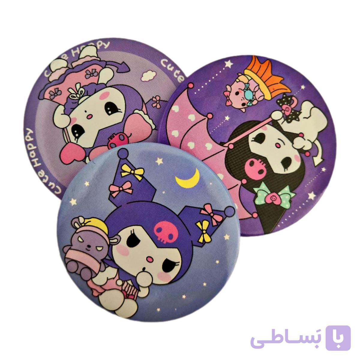 آینه گرد کرومی — تصویر 1