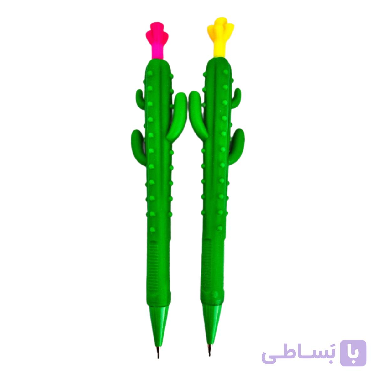 ست نوک و مداد نوکی هفت دهم طرح کاکتوس — تصویر 1