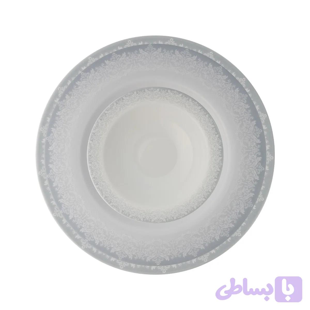 سرویس 28 پارچه 6 نفره طرح سابرینا چینی زرین