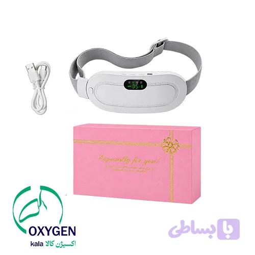 کمربند ماساژور و حرارتی تسکین درد قاعدگی بانوان (رنگ سفید) — تصویر 1