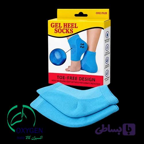جوراب سیلیکونی ترک پا رویه نخی