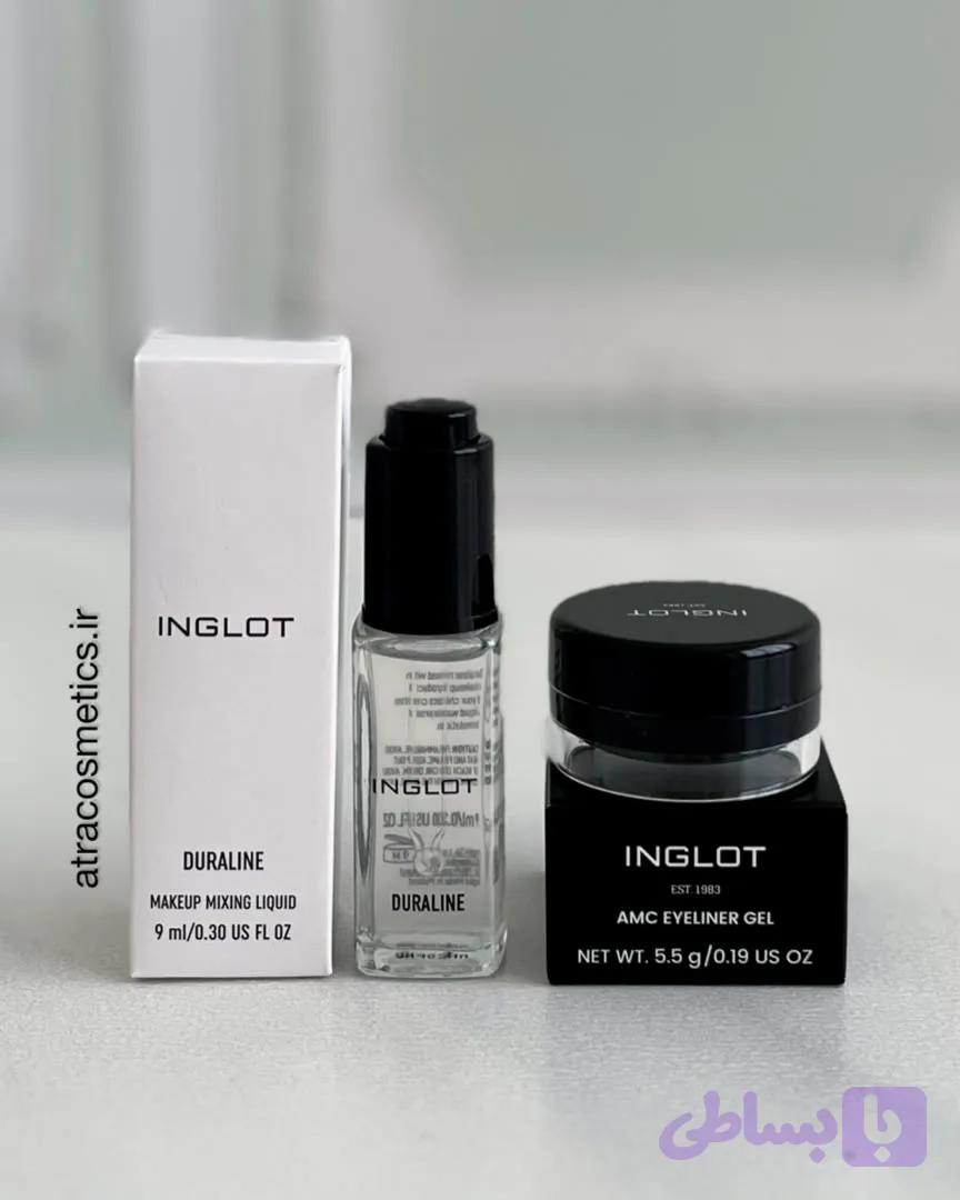 قطره دورالین و ژل خط چشم اینگلوت | Inglot Duraline & AMC Eyeliner Gel — تصویر 1