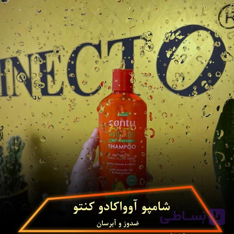 شامپو آووکادو کنتو مخصوص موهای فر و مجعد — تصویر 1