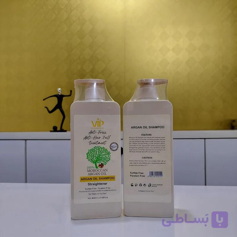 شامپو بدون سولفات وی آی پی VIP مدل ARGANCOLLAGEN با روغن آرگان مراکشی 800 میل