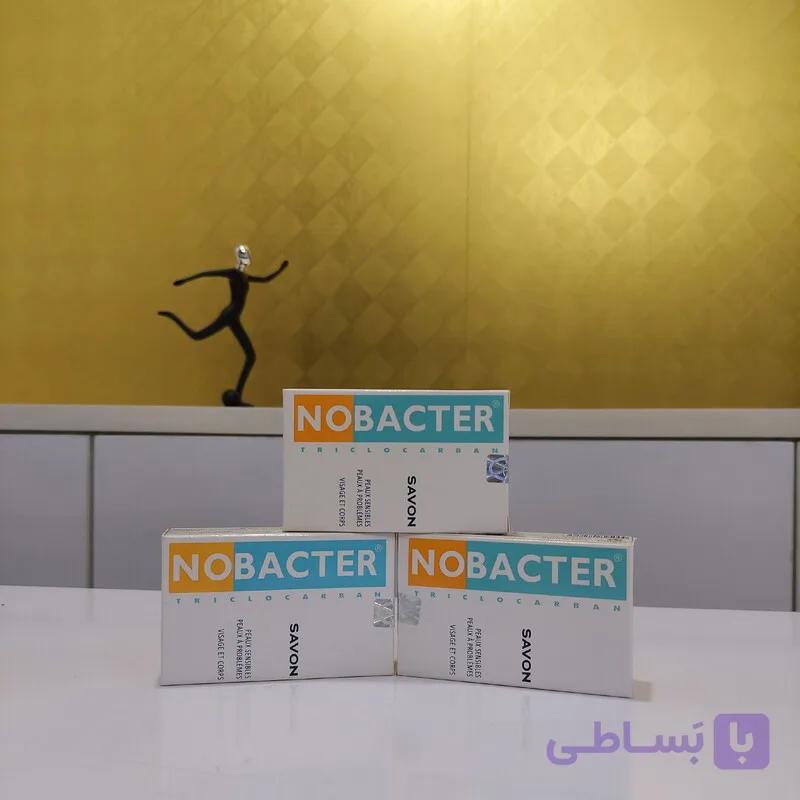 صابون ضدباکتری صورت و بدن نوباکتر Nobacter محصول کشور فرانسه 100 گرمی