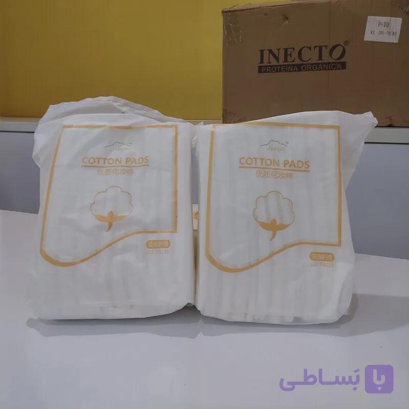پد پاک کننده آرایش جنس مرغوب از کتان و پنبه 220 عددی بدون حساسیت