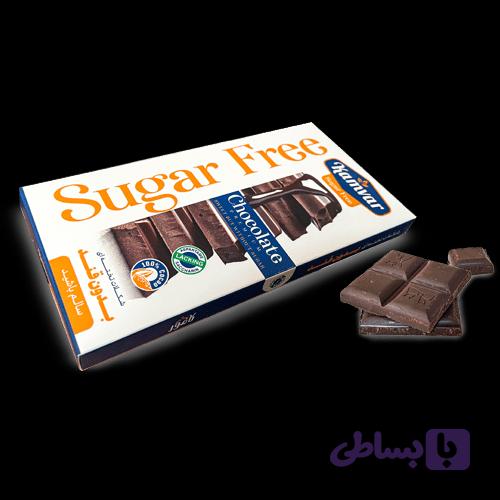 شکلات تخته ای بدون قند ورژیمی کامور