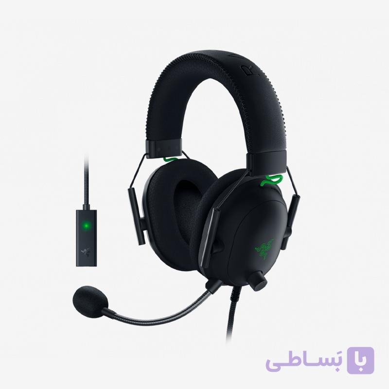 هدست گیمینگ ریزر Razer BlackShark V2 + Sound Card — تصویر 1