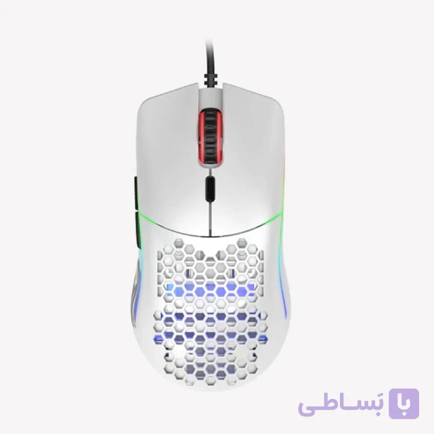 موس گیمینگ گلوریوس Glorious Model O Wireless سفید — تصویر 1