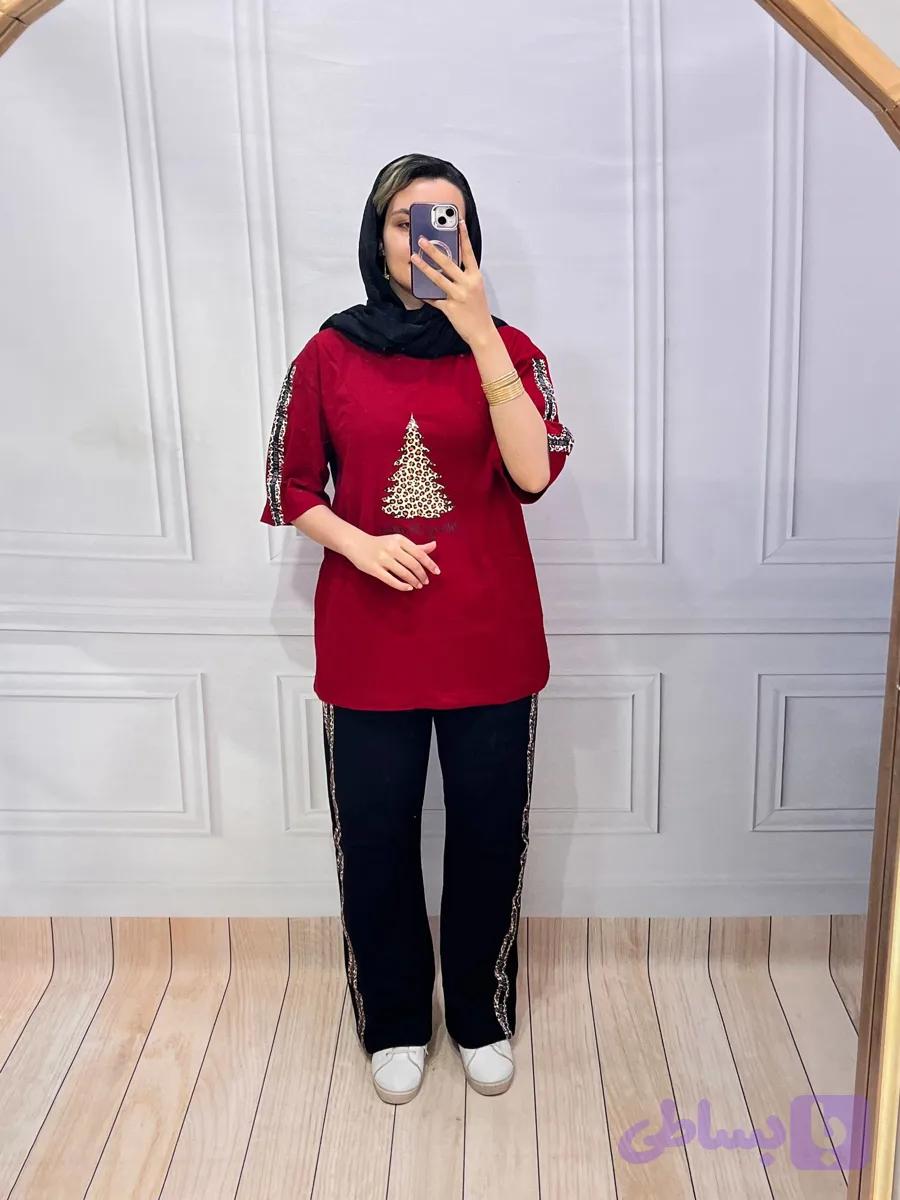 ست لانگ و بگ /تیشرت شلوار