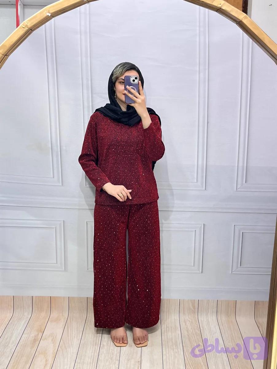 ست بلیز شلوار نگینی